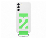 SAMSUNG Etui Silicone Cover z paskiem do Samsung S22+ White - 718304 - zdjęcie 1